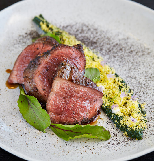 Wallaby fillet – marinated in pepperberry and lemon myrtle 400gm