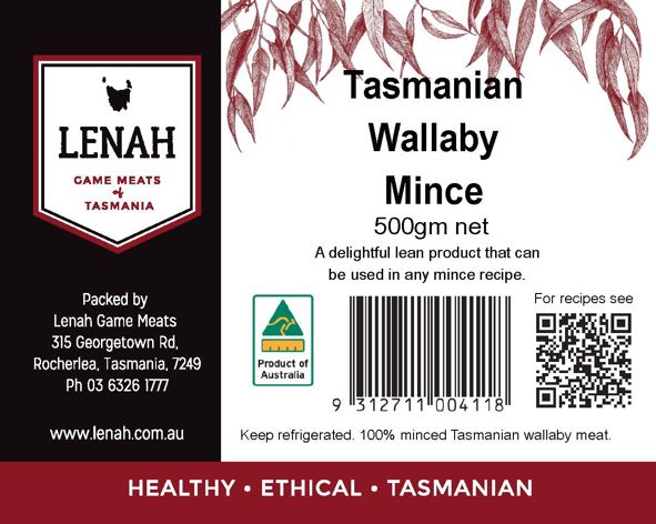 Wallaby Mince 500gm