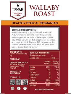 Wallaby Leg Roasts 500gm