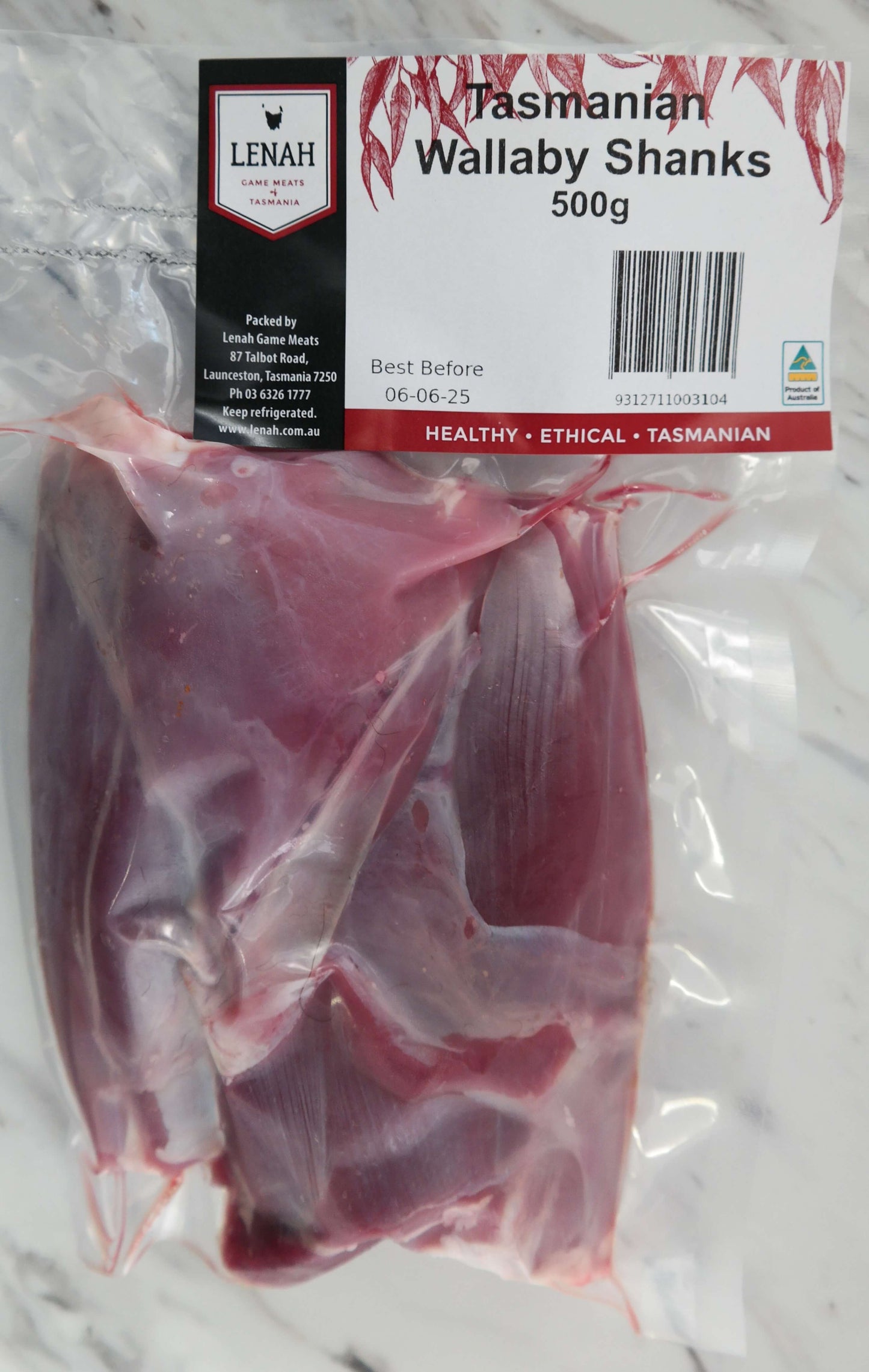 Wallaby shanks 500gm