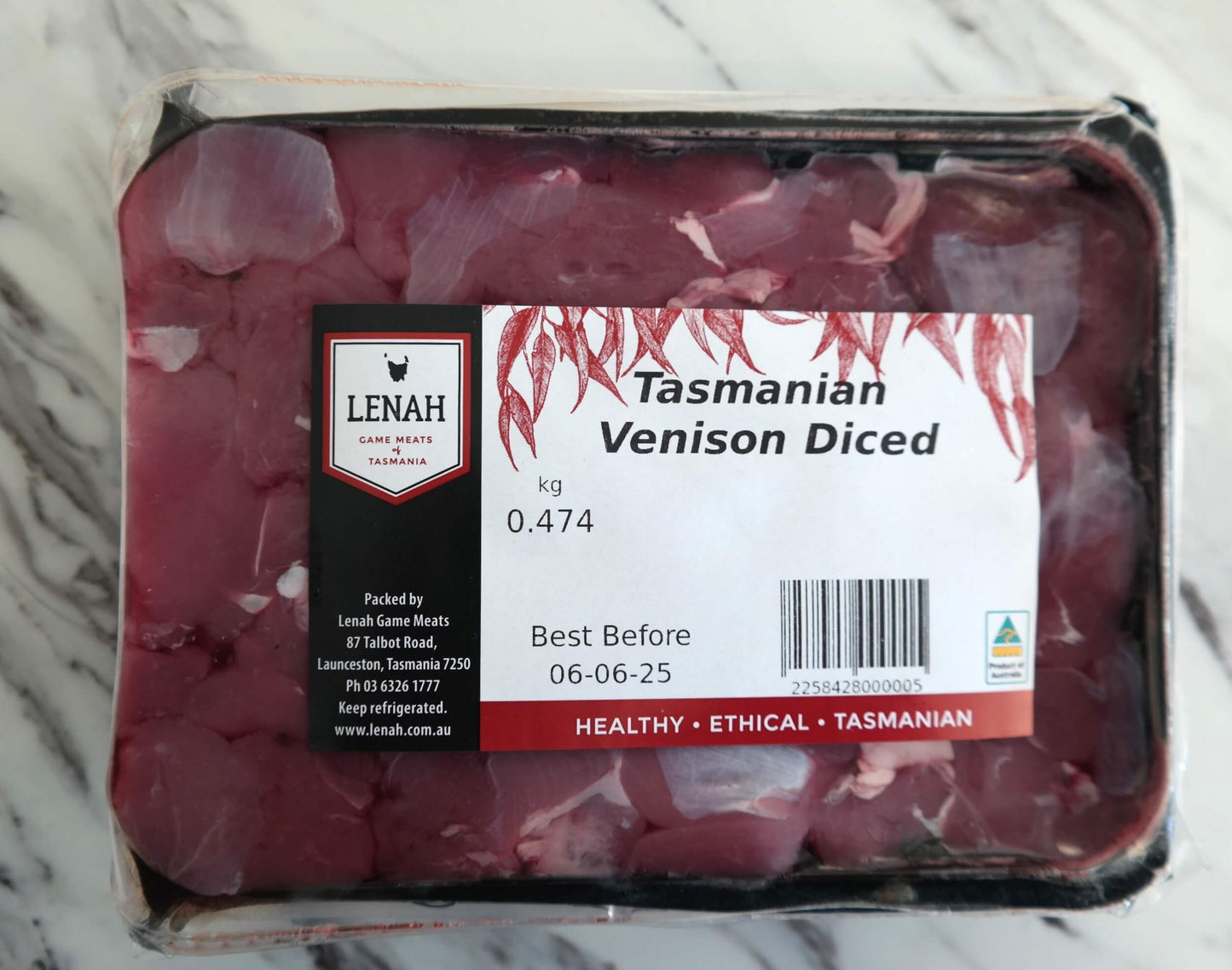 Diced Venison 500gm