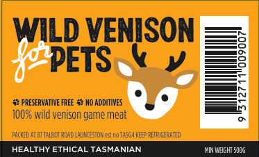 Venison meat for pets (500gm) - coming soon!!