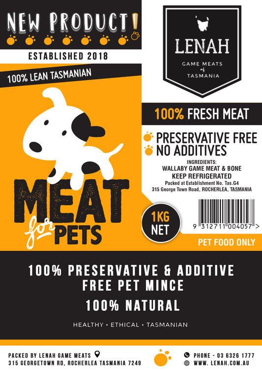 Pet Mince for Dogs 1kg